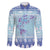Cardiganshire Wales Christmas Family Matching Off The Shoulder Long Sleeve Dress and Hawaiian Shirt Ceredigion Herring Celtic Knot - Wonder Print Shop