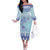 Cardiganshire Wales Christmas Family Matching Off The Shoulder Long Sleeve Dress and Hawaiian Shirt Ceredigion Herring Celtic Knot - Wonder Print Shop