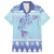 Cardiganshire Wales Christmas Family Matching Summer Maxi Dress and Hawaiian Shirt Ceredigion Herring Celtic Knot - Wonder Print Shop