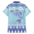Cardiganshire Wales Christmas Family Matching Summer Maxi Dress and Hawaiian Shirt Ceredigion Herring Celtic Knot - Wonder Print Shop
