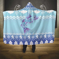 Cardiganshire Wales Christmas Hooded Blanket Ceredigion Herring Celtic Knot - Wonder Print Shop