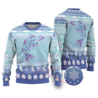 Cardiganshire Wales Christmas Ugly Christmas Sweater Ceredigion Herring Celtic Knot - Wonder Print Shop