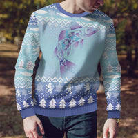 Cardiganshire Wales Christmas Ugly Christmas Sweater Ceredigion Herring Celtic Knot - Wonder Print Shop