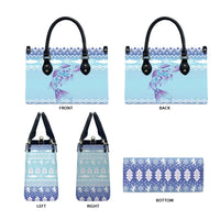 Cardiganshire Wales Christmas Leather Bag Ceredigion Herring Celtic Knot - Wonder Print Shop