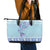 Cardiganshire Wales Christmas Leather Tote Bag Ceredigion Herring Celtic Knot - Wonder Print Shop