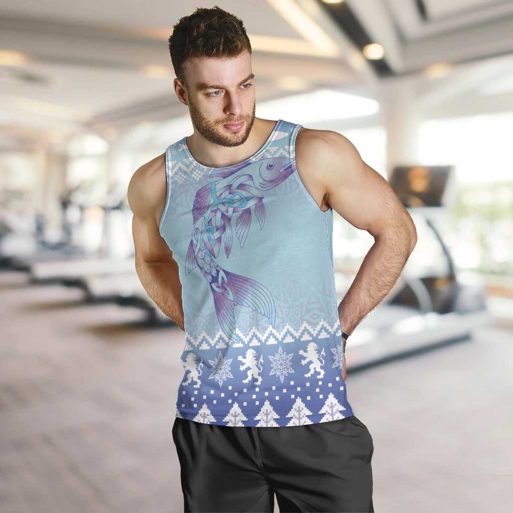 Cardiganshire Wales Christmas Men Tank Top Ceredigion Herring Celtic Knot - Wonder Print Shop