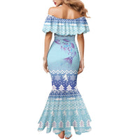 Cardiganshire Wales Christmas Mermaid Dress Ceredigion Herring Celtic Knot - Wonder Print Shop