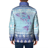Cardiganshire Wales Christmas Padded Jacket Ceredigion Herring Celtic Knot - Wonder Print Shop