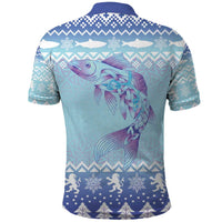 Cardiganshire Wales Christmas Polo Shirt Ceredigion Herring Celtic Knot - Wonder Print Shop