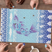 Cardiganshire Wales Christmas Puzzle Ceredigion Herring Celtic Knot - Wonder Print Shop