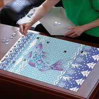 Cardiganshire Wales Christmas Puzzle Ceredigion Herring Celtic Knot - Wonder Print Shop