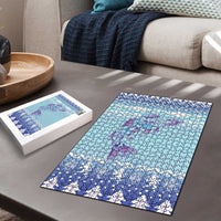 Cardiganshire Wales Christmas Puzzle Ceredigion Herring Celtic Knot - Wonder Print Shop