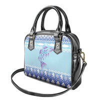 Cardiganshire Wales Christmas Shoulder Handbag Ceredigion Herring Celtic Knot - Wonder Print Shop