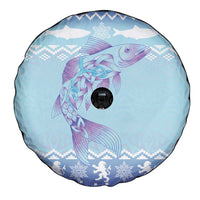 Cardiganshire Wales Christmas Spare Tire Cover Ceredigion Herring Celtic Knot - Wonder Print Shop