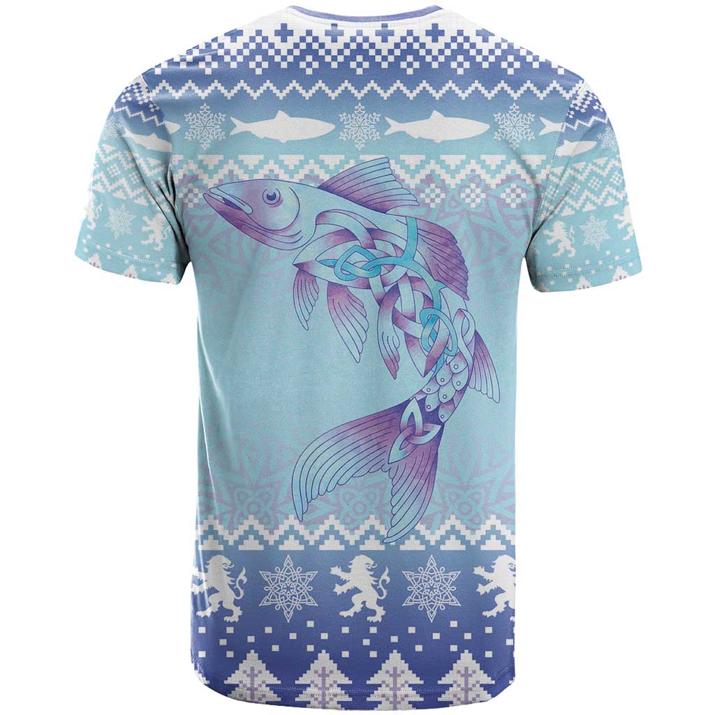 Cardiganshire Wales Christmas T Shirt Ceredigion Herring Celtic Knot - Wonder Print Shop