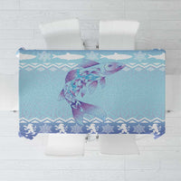 Cardiganshire Wales Christmas Tablecloth Ceredigion Herring Celtic Knot - Wonder Print Shop