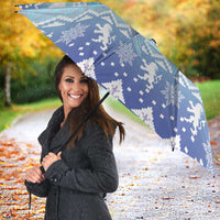 Cardiganshire Wales Christmas Umbrella Ceredigion Herring Celtic Knot - Wonder Print Shop