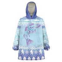 Cardiganshire Wales Christmas Wearable Blanket Hoodie Ceredigion Herring Celtic Knot - Wonder Print Shop