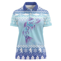 Cardiganshire Wales Christmas Women Polo Shirt Ceredigion Herring Celtic Knot - Wonder Print Shop