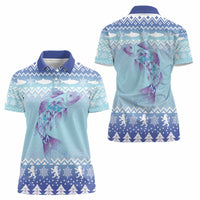 Cardiganshire Wales Christmas Women Polo Shirt Ceredigion Herring Celtic Knot - Wonder Print Shop