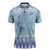 Cardiganshire Wales Christmas Zipper Polo Shirt Ceredigion Herring Celtic Knot - Wonder Print Shop
