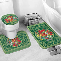 Personalized Carmarthenshire Wales Bathroom Set Map and Emblem Celtic Style - Wonder Print Shop