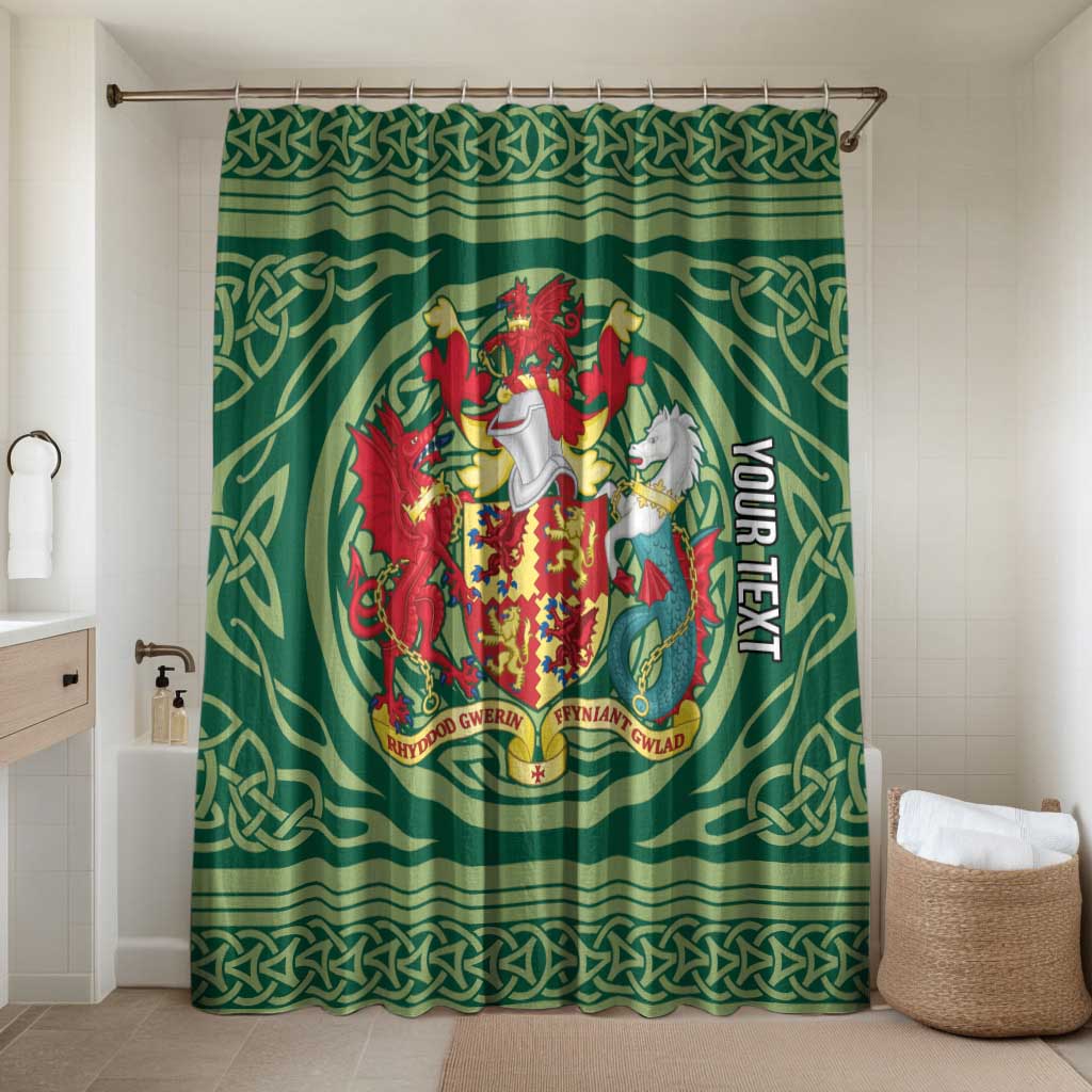 Personalized Carmarthenshire Wales Bathroom Set Map and Emblem Celtic Style - Wonder Print Shop