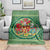Personalized Carmarthenshire Wales Blanket Map and Emblem Celtic Style - Wonder Print Shop