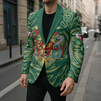 Personalized Carmarthenshire Wales Blazer Map and Emblem Celtic Style - Wonder Print Shop