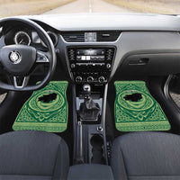 Personalized Carmarthenshire Wales Car Mats Map and Emblem Celtic Style - Wonder Print Shop