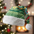 Personalized Carmarthenshire Wales Christmas Santa Hat Map and Emblem Celtic Style - Wonder Print Shop