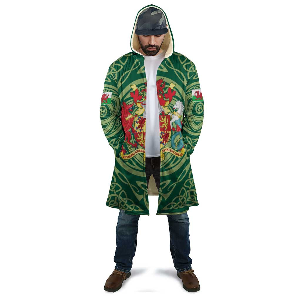 Personalized Carmarthenshire Wales Cloak Map and Emblem Celtic Style - Wonder Print Shop