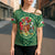Personalized Carmarthenshire Wales Cross Shoulder Shirt Map and Emblem Celtic Style - Wonder Print Shop