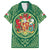 Personalized Carmarthenshire Wales Family Matching Short Sleeve Bodycon Dress and Hawaiian Shirt Map and Emblem Celtic Style - Wonder Print Shop