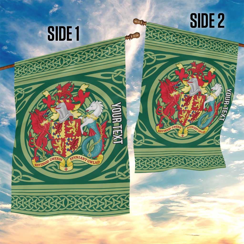 Personalized Carmarthenshire Wales Garden Flag Map and Emblem Celtic Style - Wonder Print Shop