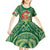 Personalized Carmarthenshire Wales Kid Short Sleeve Dress Map and Emblem Celtic Style - Wonder Print Shop