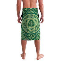 Personalized Carmarthenshire Wales Lavalava Map and Emblem Celtic Style - Wonder Print Shop