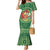 Personalized Carmarthenshire Wales Mermaid Dress Map and Emblem Celtic Style - Wonder Print Shop
