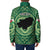 Personalized Carmarthenshire Wales Padded Jacket Map and Emblem Celtic Style - Wonder Print Shop