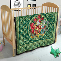 Personalized Carmarthenshire Wales Quilt Map and Emblem Celtic Style - Wonder Print Shop
