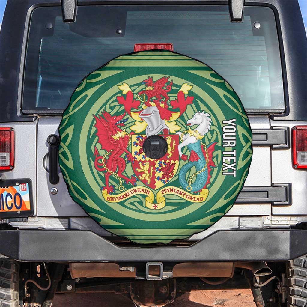 Personalized Carmarthenshire Wales Spare Tire Cover Map and Emblem Celtic Style - Wonder Print Shop