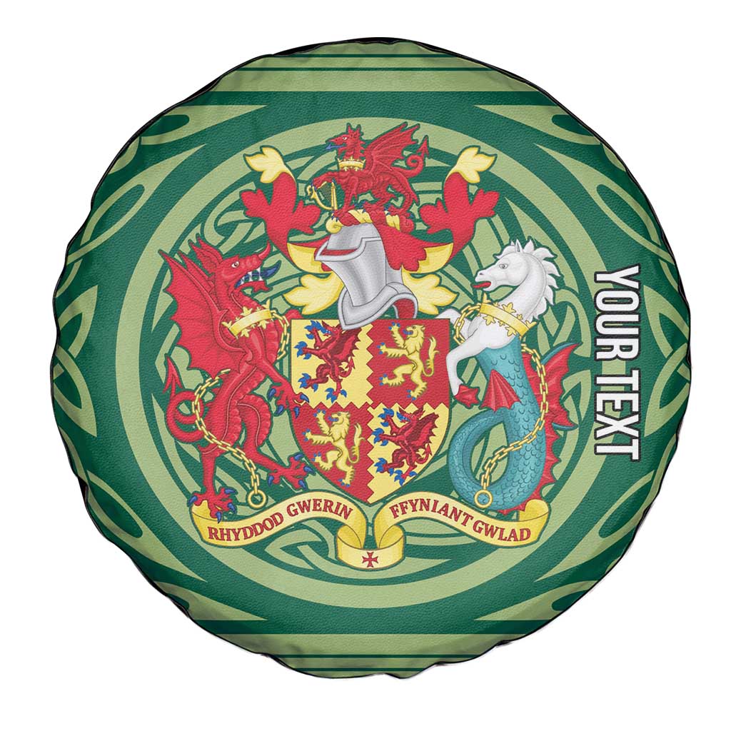 Personalized Carmarthenshire Wales Spare Tire Cover Map and Emblem Celtic Style - Wonder Print Shop