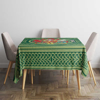 Personalized Carmarthenshire Wales Tablecloth Map and Emblem Celtic Style - Wonder Print Shop