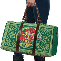 Personalized Carmarthenshire Wales Travel Bag Map and Emblem Celtic Style - Wonder Print Shop