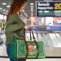 Personalized Carmarthenshire Wales Travel Bag Map and Emblem Celtic Style - Wonder Print Shop