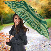Personalized Carmarthenshire Wales Umbrella Map and Emblem Celtic Style - Wonder Print Shop