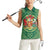 Personalized Carmarthenshire Wales Women Sleeveless Polo Shirt Map and Emblem Celtic Style - Wonder Print Shop