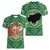 Personalized Carmarthenshire Wales Women V-Neck T-Shirt Map and Emblem Celtic Style - Wonder Print Shop