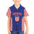 Custom Croatia National Heritage Kid Hawaiian Shirt Blue Checkered Croatian Pride - Wonder Print Shop