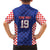 Custom Croatia National Heritage Kid Hawaiian Shirt Blue Checkered Croatian Pride - Wonder Print Shop